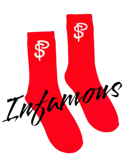 “SP” logo socks