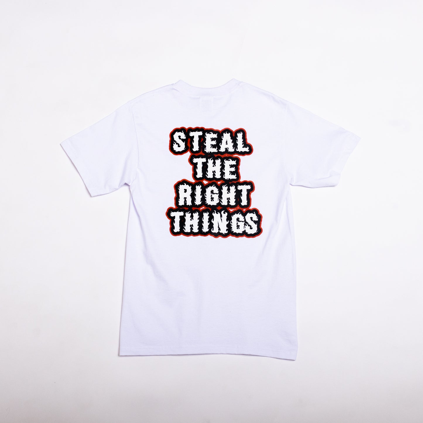 STEAL THE RIGHT THINGS GRAPHIC TEE